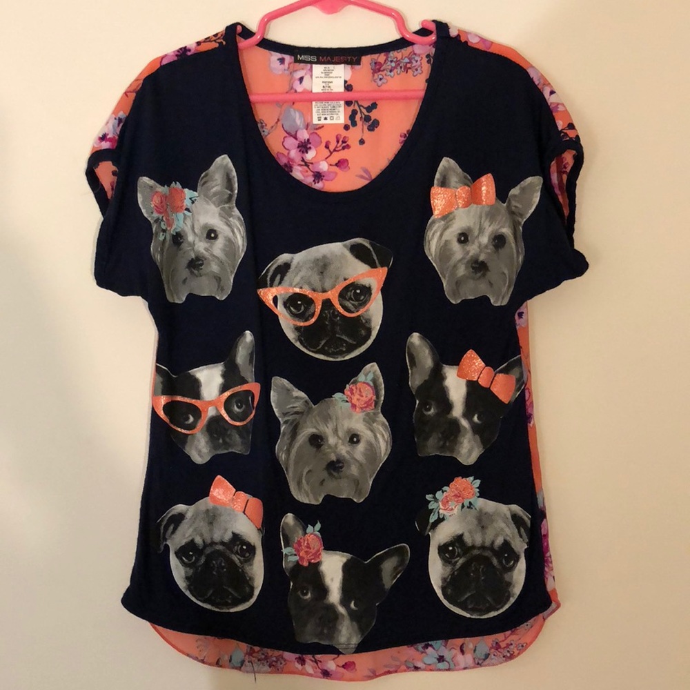 Super cute dog shirt
